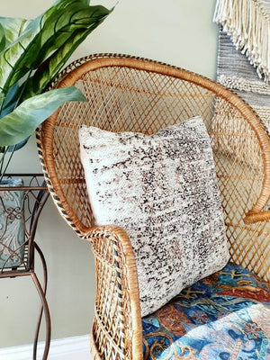 Jacquard Woven Cushion Beige/ Grey - RC032 Set of 2