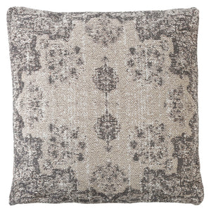 Jacquard Woven Cushion Grey Natural - RC029 Set of 2