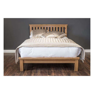 Manhattan- Bed - 72 (6Ft) Oak - Furniture